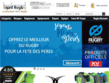 Tablet Screenshot of esprit-rugby.fr
